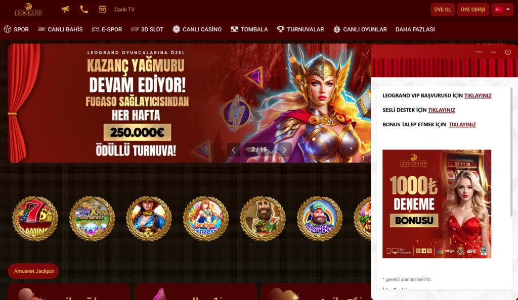 leograndbet canlı destek hattı
